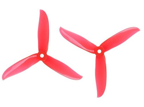 DALPROP Cyclone T5047C Pro 3-blade Transparent Red POPO Propeller for Racing Drone [1505513-tr]